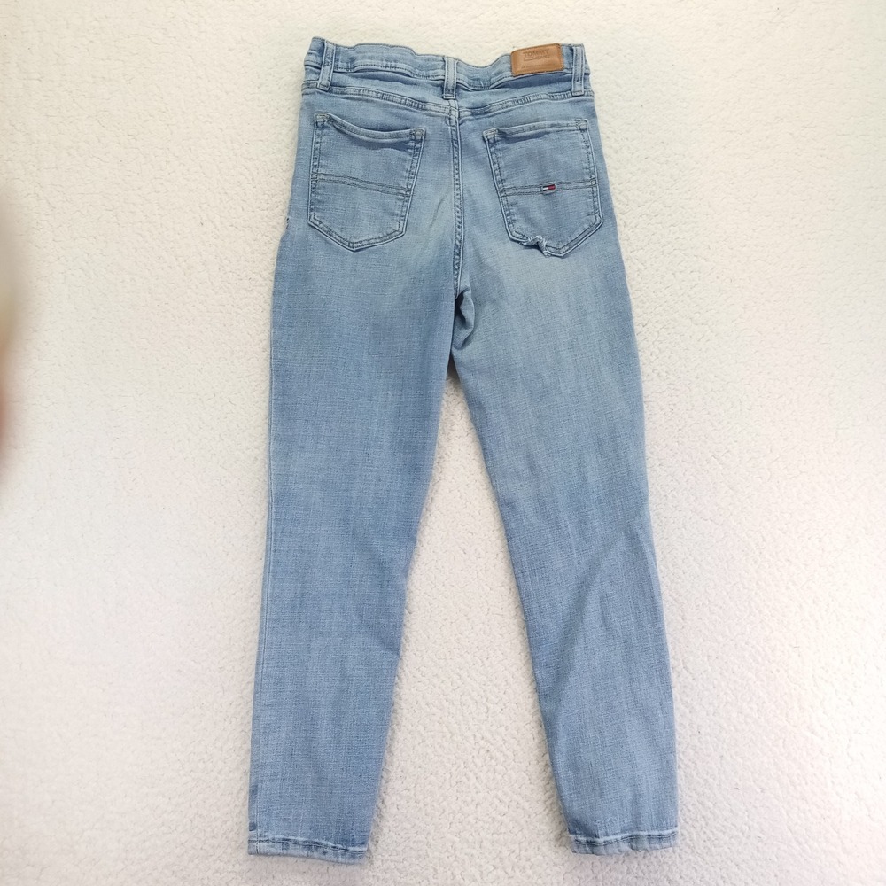 Tommy Jeans Womens Light Wash High Rise Skinny Denim‎ Blue Size 8 W29